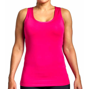 Comprar al por mayor 2025 logotipo personalizado de alta calidad camisetas sin mangas de secado rápido transpirable camisetas sin mangas de las mujeres de tela de poliéster de algodón - Product Image 1