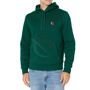 Sweat à capuche surdimensionné pour hommes en mélange de polyester/coton léger de haute qualité coupe régulière épais hiver Style décontracté solide teint uni - Product Image 2