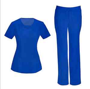 OEM Scrubs manga corta Tops Jogger pantalones conjuntos médico Hospital enfermería Scrub uniformes hombres enfermera Scrubs Set - Product Image 3