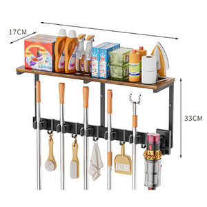 Étagère de cuisine moderne multifonctionnelle murale en métal et MDF - Product Image 5