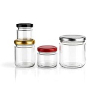 Frasco Redondo para Encurtidos de Grado Alimenticio, Recipiente de Vidrio Transparente de 500 ml, Tipo Sellado, para Encurtidos y Marinados de Vegetales