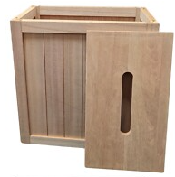 Organisateur de rangement en bois sous l'évier pour produits de nettoyage - Product Image 5