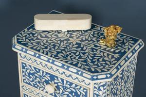 High on Demand Modern Bone Inlay <b>Storage</b> Drawer Unit Handcrafted Luxury Furniture for Bedroom Hallway & Lounge In Bulk Quantity - Product Image 5