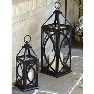 Lanterne à bougie en fer forgé artistique avec motifs de papillons et charme antique pour les espaces ou les maisons inspirés de la nature - Product Image 2