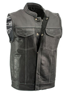 High Quality Breathable Men's Casual <b>Motorbike</b> Vest Short Winter Warm Waterproof Waistcoat Plus Size Price - Product Image 4