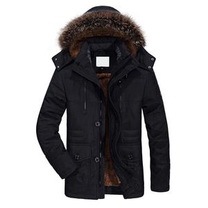 Veste Parka pour hommes de haute qualité rembourré épais polaire capuche manteau décontracté extérieur imperméable chaud Style de rue veste d'hiver Premium - Product Image 1