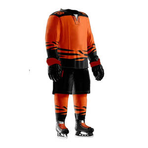 2024 conception personnalisée uniformes de hockey sur glace de haute qualité en gros à bas prix avec impression du nom de l'équipe OEM - Product Image 6