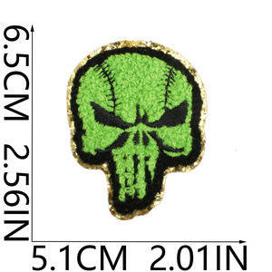 Patchs brodés personnalisés en gros, patchs brodés à repasser, logo brodé, patchs en chenille, lettres pour patchs de football - Product Image 6