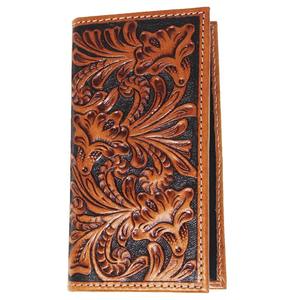 Portefeuille long unisexe de style bohème, fait à la main, en cuir de vache naturel, sac messager pour femme, voyage, printemps, automne - Product Image 3