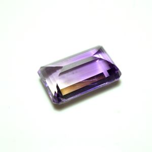 Quartz amétrine naturel à facettes en forme d'octogone taillé en émeraude - Product Image 2