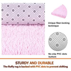 Tapis tufté en laine de soie moelleuse à bordure personnalisée, poils de 5-6 mm, durable et longue durée, pour usage domestique - Product Image 4