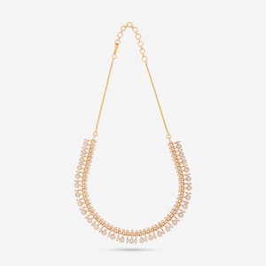 Zircon Necklace 186552 Elegant <b>Wedding</b> <b>Accessory</b> with Dazzling Zircon Stones - Product Image 4