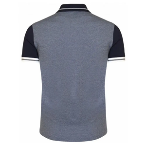 Polo Homme Premium Coton Biologique Sublimation Bouton Quart Manches Courtes Golf Tricots Tee - Product Image 4