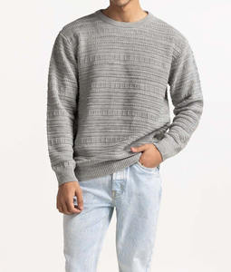 Venta directa de fábrica Precio razonable Ajuste cómodo Hombres Suéter de punto Logotipo personalizado Hombres Suéter de punto - Product Image 4