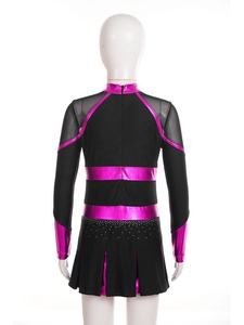 ชุดเชียร์สีสันสดใสสำหรับเด็กผู้หญิงชุดการแสดงน่ารักเหมาะสำหรับการเต้นรำงานกิจกรรมของทีมและกิจกรรมกีฬา - Product Image 4