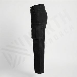 Pantalones Cargo de Mezclilla para Mujer, de Alta Calidad, Nuevos Productos al por Mayor, Pantalones Anchos, Elegantes, a la Moda, Ropa de Calle para Mujer - Product Image 3