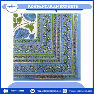 Mantel Jacquard de último diseño, mantel de algodón puro estampado a mano, artesanía atemporal para suministro a granel - Product Image 4