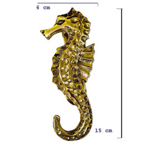 Herrajes decorativos para puerta de caballito de mar, de latón - Product Image 3