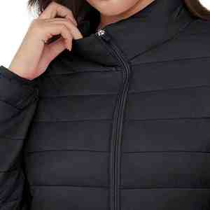 Veste longue d'hiver pour femmes personnalisable Sublimation Style de mode fermeture à glissière manteau ajusté chaud - Product Image 2