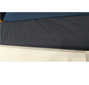 Tissu pour costume homme, motif à carreaux bleu foncé, matière textile pour vêtements formels, pantalon, blazer, tissu pour couture, rouleau - Product Image 2