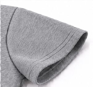 Polo à manches courtes gris pour homme Index, fermeture éclair, logo brodé, style sportif, tissu tricoté respirant - Product Image 4
