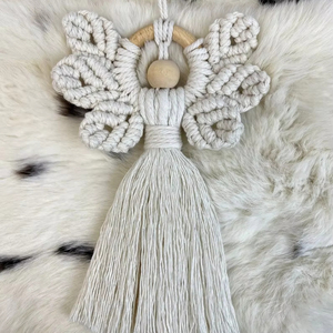 Blank Sublimation Macrame Christmas Wall Hanging Home Decor for <b>Kids</b> Room Boho Style Ornament - Product Image 1