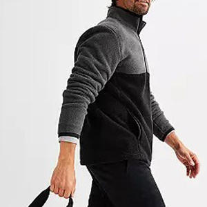 Sweat-shirt à col roulé en laine léger pour homme, streetwear personnalisé, manches longues, tricoté, 1/4 zip, pull de golf pour homme - Product Image 4