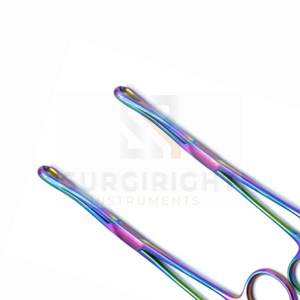 Pinces à piercing corporel manuelles en acier inoxydable multicolores, pince à éponge hémostatique, kit chirurgical certifié CE, instruments SurgiRight - Product Image 2