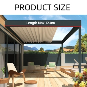 <span class=keywords><strong>Toldo</strong></span> impermeable para exteriores con techo retráctil de aluminio <span class=keywords><strong>Toldo</strong></span> retráctil para jardín motorizado - Product Image 2