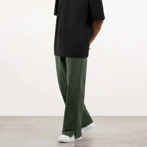 กางเกงขายาวแฟชั่นสไตล์ใหม่ปี 2026 คุณภาพสูง ทรงหลวม กางเกงวอร์มผู้ชาย ขาตรง ตัดเย็บจากผ้าฝ้าย - Product Image 3