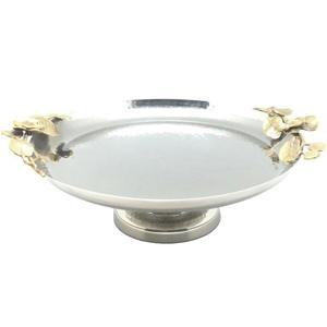 Bol de service de fruits à finition antique au design fait à la main Bol de table décoratif de qualité supérieure pour fruits et légumes Bol en métal profond - Product Image 3