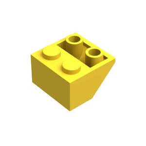 Lot de 20 briques Lego Moc 2x2 à pente inversée, jouet de construction pour enfants de 5 à 7 ans, blocs en plastique ABS DIY - Product Image 2