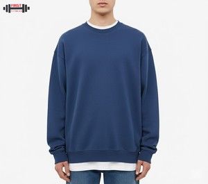 Sweat-shirt oversize à col en V pour femme, streetwear d'hiver, manches longues, en molleton de coton, vêtements de fitness de haute qualité - Product Image 1