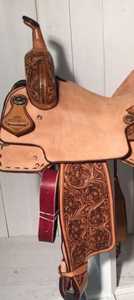 Silla de Montar Occidental Personalizada de Primera Calidad RiderTrust, Construcción de Madera con Cuero de Búfalo 100%, Cómoda y Duradera - Product Image 2