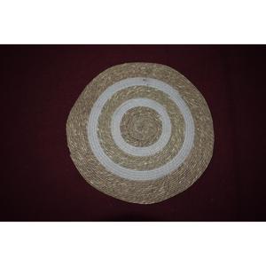 Wholesale Custom Handmade Round Woven <b>Placemats</b> for <b>Dining</b> <b>Table</b> Export Selling Sea Grass with Cotton Dori <b>Table</b> Mat - Product Image 4