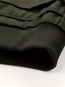 Veste bomber décontractée pour homme, logo personnalisé OEM ODM, résistante à l'eau, sport, jogging, confort décontracté, service direct - Product Image 2