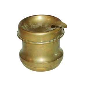 ที่เขี่ยบุหรี่ทรงกลมขนาดสั่งทำพิเศษ คุณภาพดีที่สุด ทำจากทองเหลืองสีทอง สำหรับสูบบุหรี่ซิการ์ ขายดีที่สุด - Product Image 4