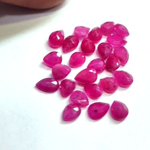 700 piezas de rubí natural 4x3 5x3 6x4 7x5mm Oval redondo pera cuadrado Marquesa Faceta 245 Cts Lote Iroc Sales Gemstone US $196 para todos - Product Image 6