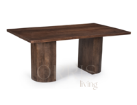 Table à manger moderne en bois massif pour hôtel, entrée de villa, rectangulaire, longue, faite à la main, durable, élégante, mobilier de salle à manger