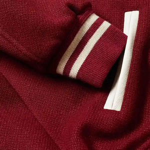 Meilleure vente Street Wear couleur unique Lettermen veste qualité supérieure tenue tendance Baseball broderie patchs veste - Product Image 6