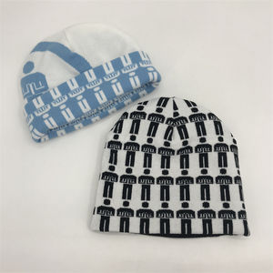 หมวกบีนนี่ถักลายแจ็คการ์ดคุณภาพสูงแบบกลับด้านได้สำหรับฤดูหนาว  ลายปัก 3 มิติ ออกแบบเองได้  ไซส์ผู้ใหญ่แบบยูนิเซ็กซ์ ขายส่ง - Product Image 3