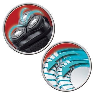 Afeitadora Eléctrica con Cuchillas Flotantes de Acero Duradero, Resistente al Agua IPX7, Recortadora Rotatoria Dual K para Afeitar la Cara, Repuesto de Cuchilla Doble - Product Image 5