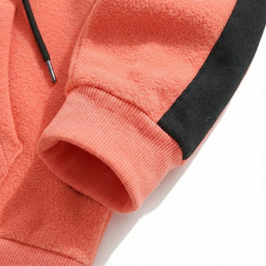 Custom Design Varsity Style Fleece Hoodies Heavy Cotton Polyester <b>Blend</b> Pullover Loose Fit High Quality Wholesale Unisex Hoodies - Product Image 5