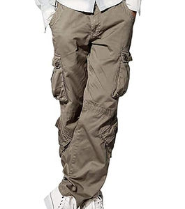 Pantalon d'été décontracté pour hommes Pantalon à cordon avec poches Jogger Pantalon cargo pour hommes Pantalon respirant et durable pour hommes - Product Image 5