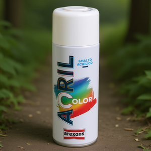 Arenxons 400ml RAL 9010 Blanco Brillante Esmalte Acrílico en Aerosol Acrilcolor Categoría de Producto Pinturas Acrílicas - Product Image 3