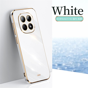 Xinli เคสโทรศัพท์บางสีกันกระแทก TPU สี่เหลี่ยม6D สำหรับ redmi Note 15 Pro PLUS 5g กรอบด้านหลังแฟชั่น - Product Image 3