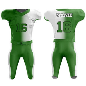 Nouveaux designs 2025 – Maillots de football américain cousus 100 % polyester avec broderie sublimée – Tenue de football américain - Product Image 4