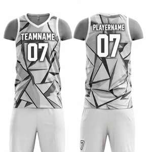 Uniforme de Baloncesto Personalizado con Logotipo de Equipo al por Mayor de Fábrica, Uniforme de Baloncesto para Adultos, Uniforme de Baloncesto Completo para Equipo, Jersey de Baloncesto - Product Image 1