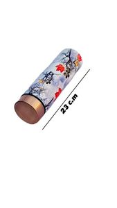 High Quality 1000ml Luxury Designer <b>Copper</b> Water Bottle Eco-Friendly Leak-Proof Lacquer Coating Portable Promotional Drinkware - Product Image 5