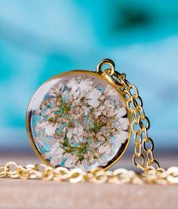 Gran oferta, marco de fotos moderno de hueso de búfalo rectangular hecho a mano duradero con industrias HF preservadas de flores secas reales naturales - Product Image 4